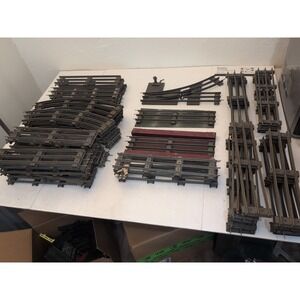 Huge Vintage Standard Gauge 3 Rail Mixed Lot Of 60 Ives American Flyer More